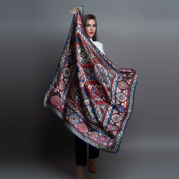 Silk scarf from the Xalcha...