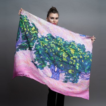 Silk scarf from the Sattar collection based on the “South wind” painting