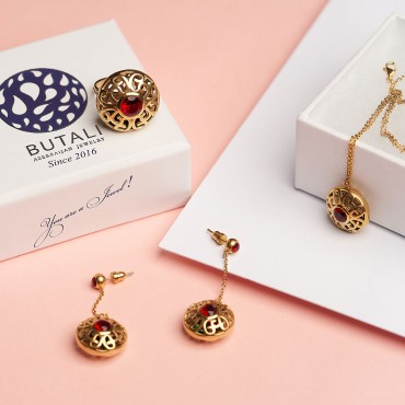 Earrings from the Butazang collection