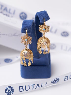 The Piyala-zang earrings